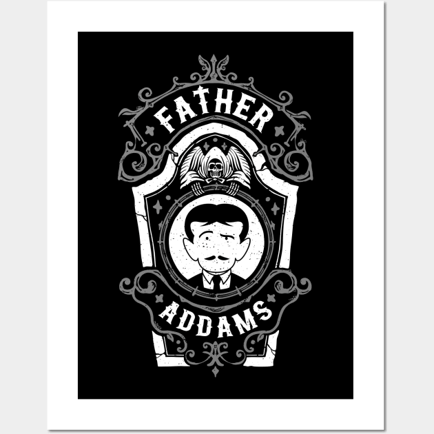 Father Addams Wall Art by Olipop